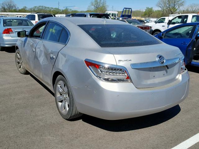 1G4GC5EG1AF175134 - 2010 BUICK LACROSSE C SILVER photo 3