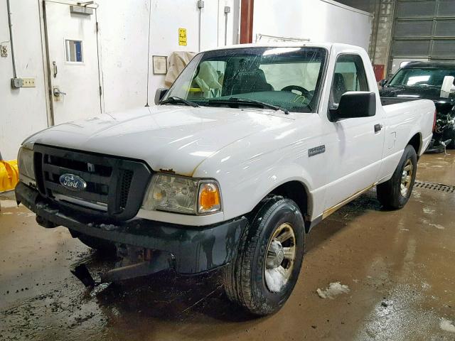 1FTYR10D49PA20306 - 2009 FORD RANGER WHITE photo 2