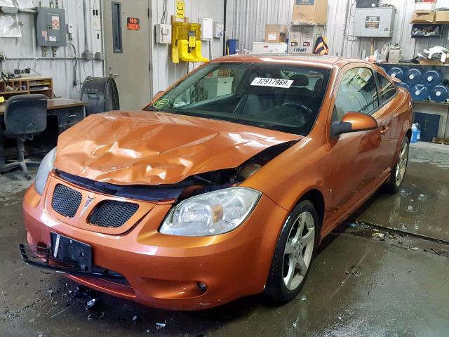 1G2AN18B877253512 - 2007 PONTIAC G5 GT ORANGE photo 2