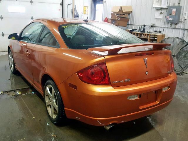 1G2AN18B877253512 - 2007 PONTIAC G5 GT ORANGE photo 3