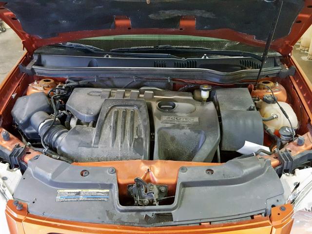 1G2AN18B877253512 - 2007 PONTIAC G5 GT ORANGE photo 7