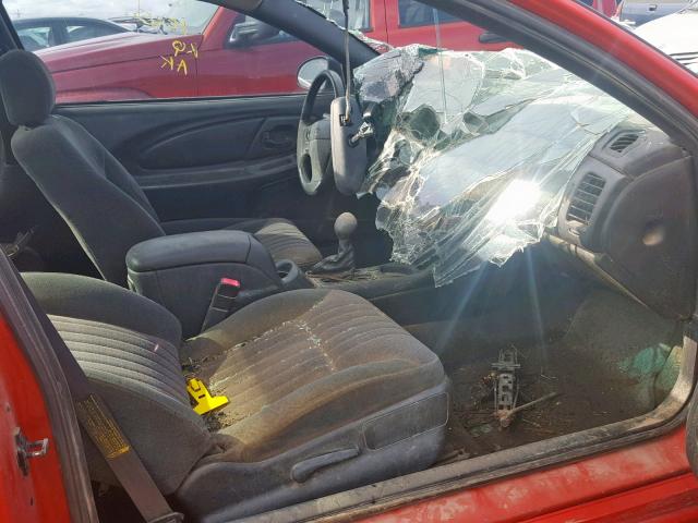 2G1WX15KX19152387 - 2001 CHEVROLET MONTE CARL 红色 照片 5