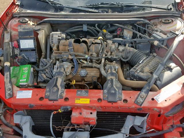 2G1WX15KX19152387 - 2001 CHEVROLET MONTE CARL 红色 照片 7