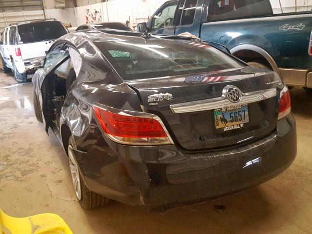 1G4GD5EG5AF298738 - 2010 BUICK LACROSSE C BLACK photo 3