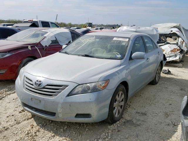 JTNBB46KX83047738 - 2008 TOYOTA CAMRY HYBR BLUE photo 2