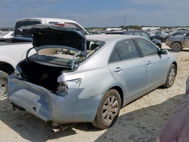 JTNBB46KX83047738 - 2008 TOYOTA CAMRY HYBR BLUE photo 4