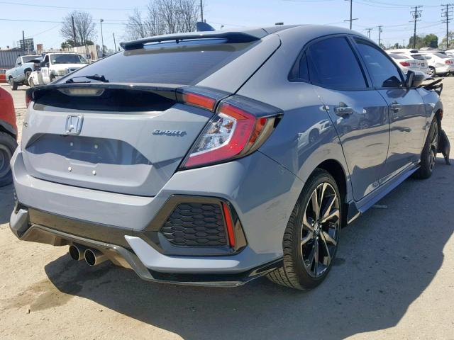 SHHFK7H48JU427755 - 2018 HONDA CIVIC SPOR GRAY photo 4