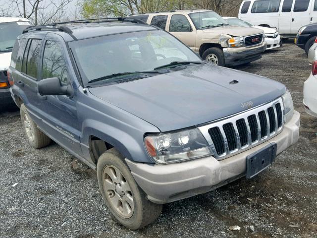 1J4GW48S51C624140 - 2001 JEEP GRAND CHER BLUE photo 1