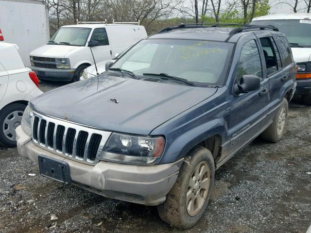 1J4GW48S51C624140 - 2001 JEEP GRAND CHER BLUE photo 2