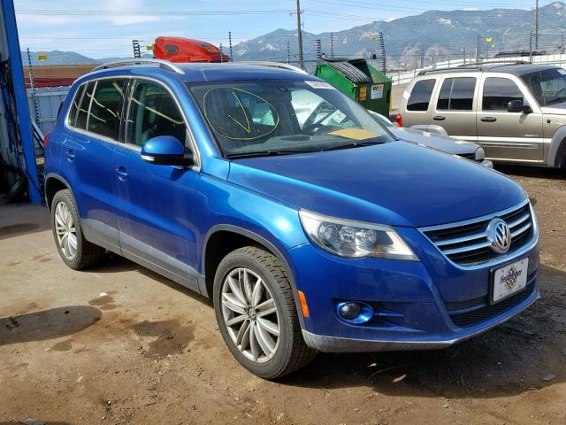 WVGBV75N69W529000 - 2009 VOLKSWAGEN TIGUAN SE BLUE photo 1