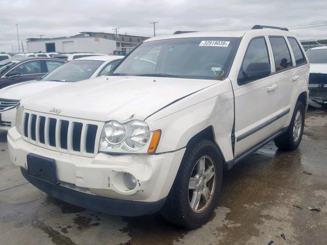 1J8GS48K57C538670 - 2007 JEEP GRAND CHER WHITE photo 2