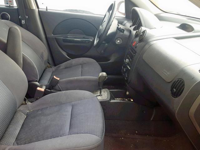 KL1TD66677B727805 - 2007 CHEVROLET AVEO BASE Qırmızı foto 5