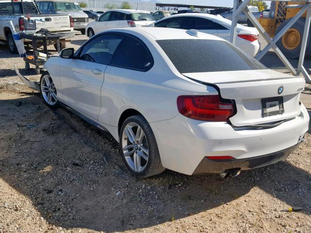 WBA1F5C57FV257334 - 2015 BMW 228 I WHITE photo 3