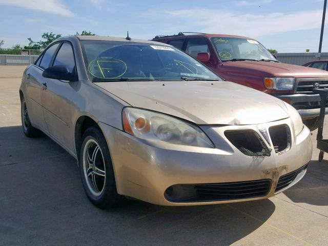 1G2ZF57B984107504 - 2008 PONTIAC G6 VALUE L GOLD photo 1