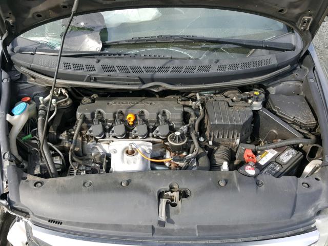 19XFA1F65BE009439 - 2011 HONDA CIVIC LX-S Մոխրագույն լուսանկար 7