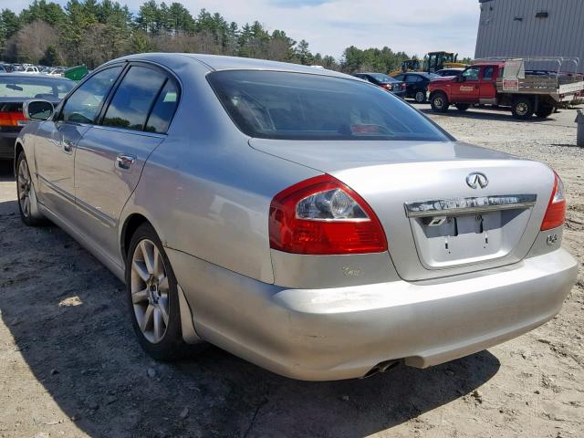 JNKBF01A73M102728 - 2003 INFINITI Q45 SILVER photo 3