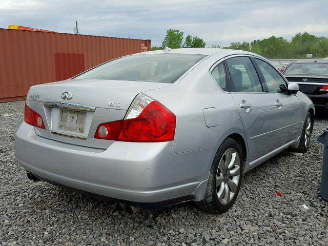 JNKAY01E47M312976 - 2007 INFINITI M35 BASE SILVER photo 4