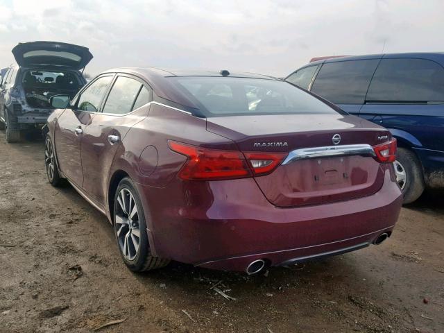 1N4AA6AP4GC409150 - 2016 NISSAN MAXIMA 3.5 RED photo 3