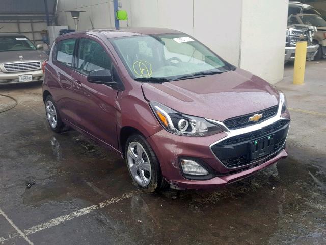 KL8CB6SA2KC706526 - 2019 CHEVROLET SPARK LS PURPLE photo 1