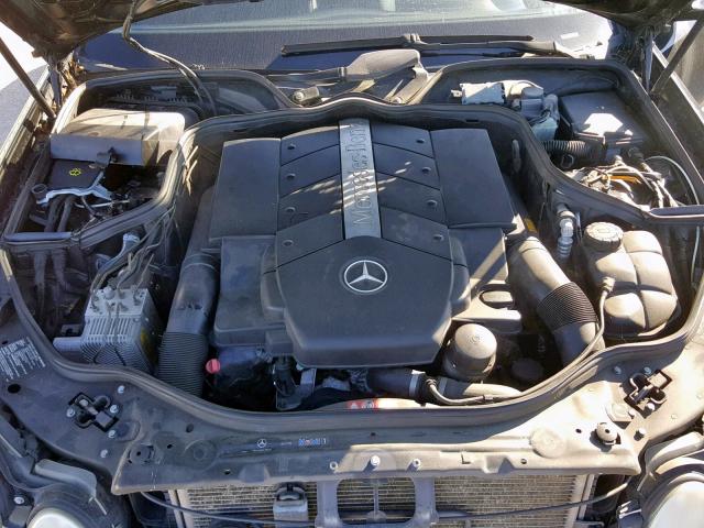 WDBUF83JX4X160059 - 2004 MERCEDES-BENZ E 500 4MAT BLACK photo 7