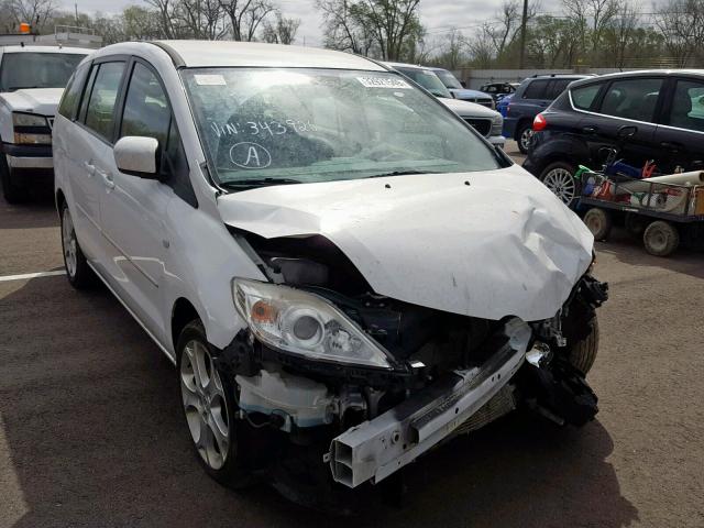 JM1CR293190343926 - 2009 MAZDA 5 WHITE photo 1