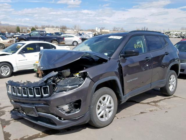 3C4NJDAB5HT664626 - 2017 JEEP COMPASS SP GRAY photo 2