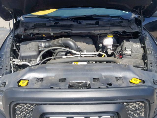 1C6RR7YT1JS107737 - 2018 RAM 1500 REBEL შავი ფოტო 7