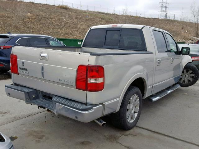 5LTPW16556FJ11703 - 2006 LINCOLN MARK LT BEIGE photo 4