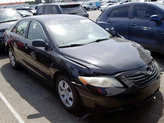 4T1BE46K57U687260 - 2007 TOYOTA CAMRY CE BLACK photo 1