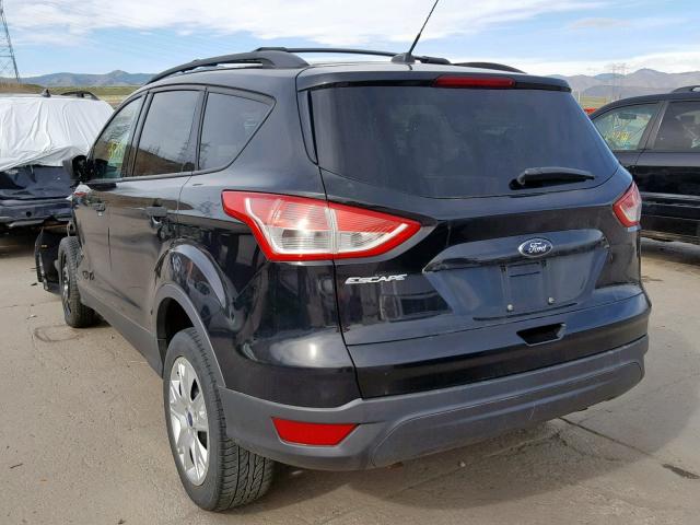 1FMCU0F77DUA12114 - 2013 FORD ESCAPE S BLACK photo 3