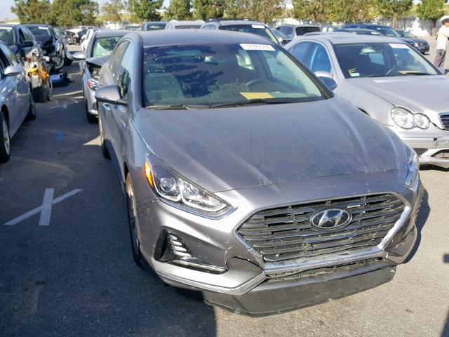 5NPE34AF3JH621311 - 2018 HYUNDAI SONATA SPO GRAY photo 1