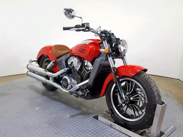 56KMSB004G3114335 - 2016 INDIAN MOTORCYCLE CO. SCOUT RED photo 2