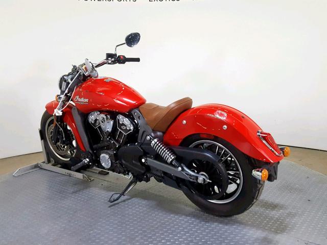 56KMSB004G3114335 - 2016 INDIAN MOTORCYCLE CO. SCOUT RED photo 6