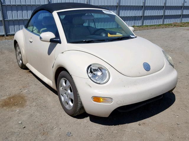 3VWCK21Y03M307951 - 2003 VOLKSWAGEN NEW BEETLE BEIGE photo 1