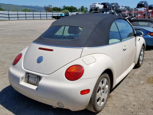 3VWCK21Y03M307951 - 2003 VOLKSWAGEN NEW BEETLE BEIGE photo 4