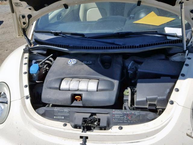 3VWCK21Y03M307951 - 2003 VOLKSWAGEN NEW BEETLE BEIGE photo 7