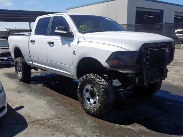 3D7UT2CL2AG179994 - 2010 DODGE RAM 2500 WHITE photo 1