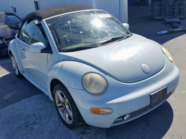 3VWCD31Y25M312071 - 2005 VOLKSWAGEN NEW BEETLE Mavi foto 1