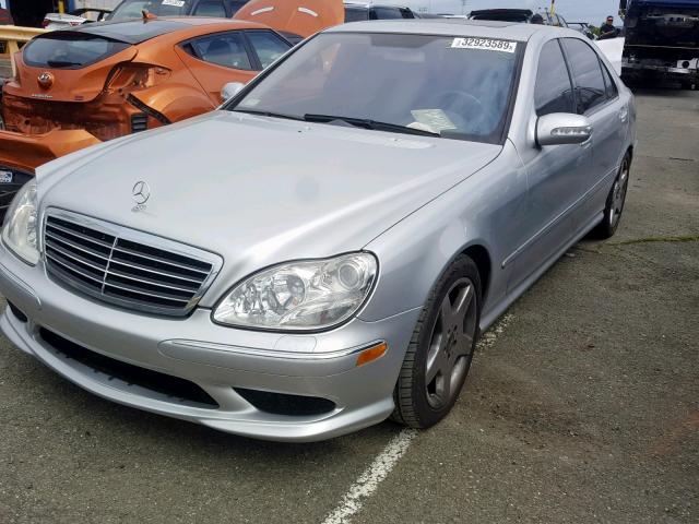 WDBNG75J04A410078 - 2004 MERCEDES-BENZ S 500 SILVER photo 2