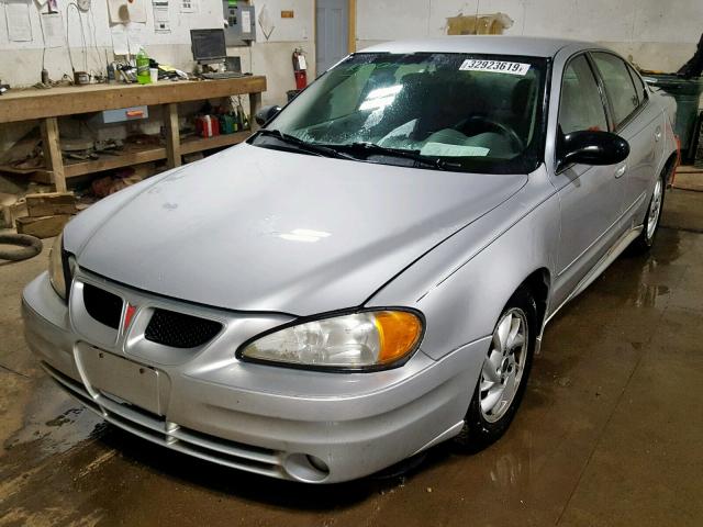 1G2NE52F14C229401 - 2004 PONTIAC GRAND AM S SILVER photo 2