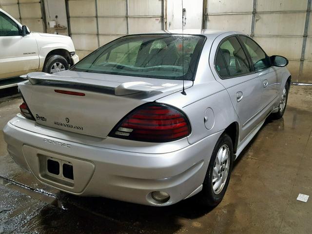 1G2NE52F14C229401 - 2004 PONTIAC GRAND AM S SILVER photo 4