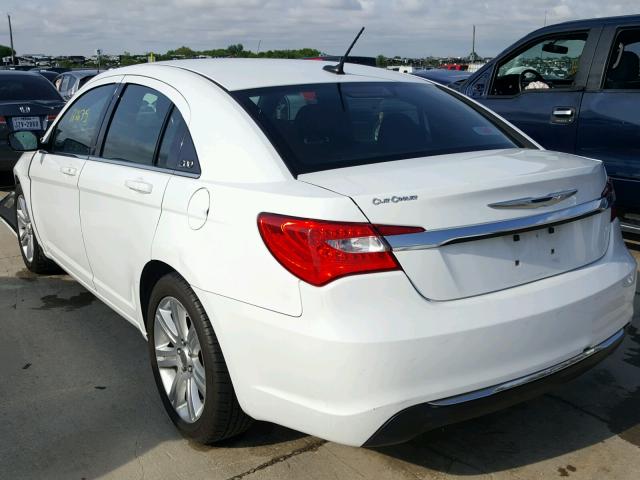 1C3CCBAB3DN761182 - 2013 CHRYSLER 200 LX WHITE photo 3