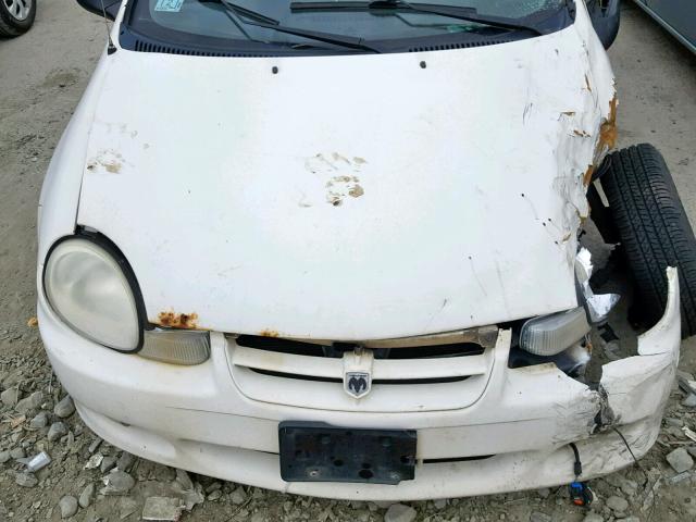 1B3ES56C02D593886 - 2002 DODGE NEON ES WHITE photo 7