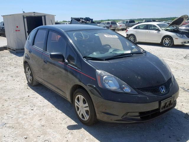 JHMGE8G25AC017977 - 2010 HONDA FIT BLACK photo 1