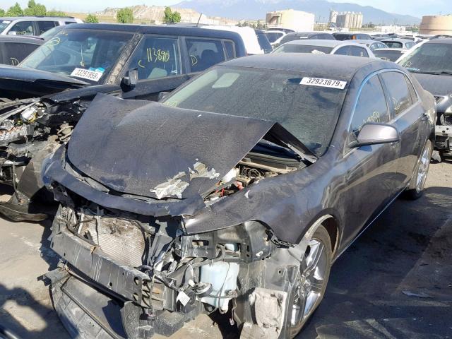 1G1ZD5E75BF171866 - 2011 CHEVROLET MALIBU 2LT CHARCOAL photo 2