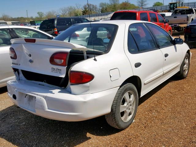 1G1JF524527344300 - 2002 CHEVROLET CAVALIER L WHITE photo 4