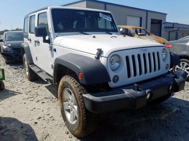 1C4BJWDG3EL308978 - 2014 JEEP WRANGLER UNLIMITED SPORT  photo 1