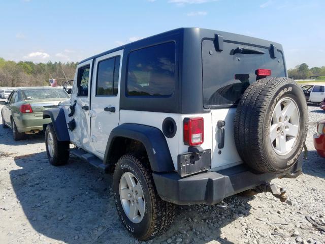 1C4BJWDG3EL308978 - 2014 JEEP WRANGLER UNLIMITED SPORT  photo 3