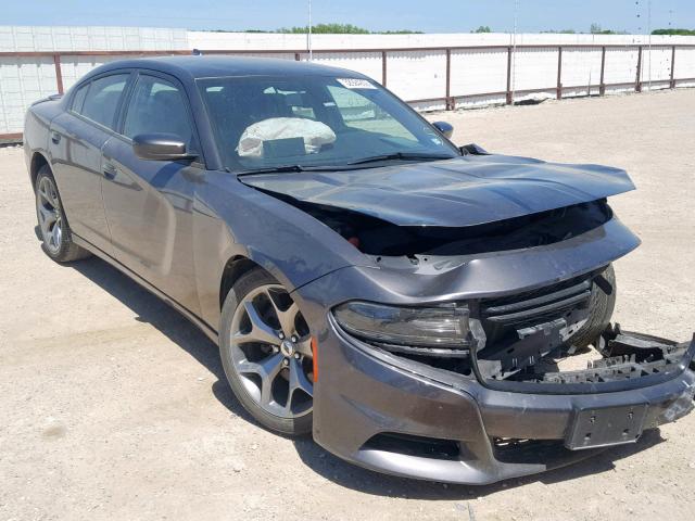 2C3CDXHG9HH518065 - 2017 DODGE CHARGER SX GRAY photo 1