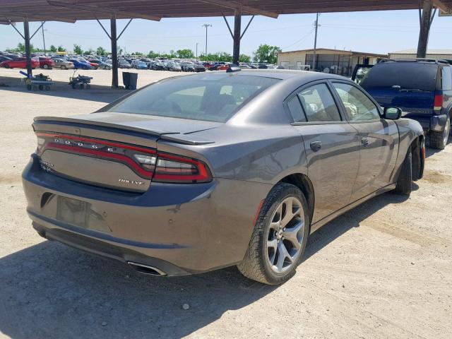 2C3CDXHG9HH518065 - 2017 DODGE CHARGER SX GRAY photo 4